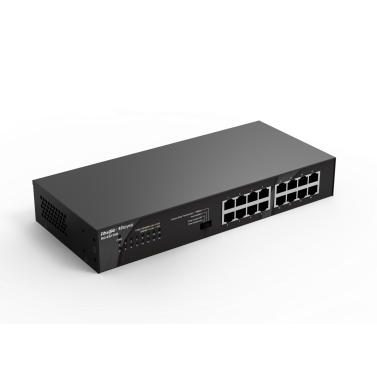 16-Port 10/100/1000Mbps Unmanaged Non-PoE Switch (Reyee) | RG-ES116G